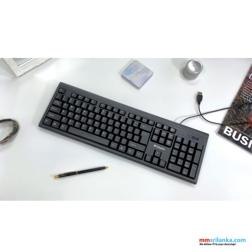 VERBATIM Wired Keyboard - Black (2Y)